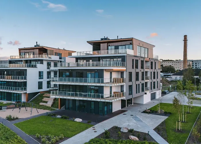 Luxury Waterfront With Sea Views, Sunset Terraces And Free Parking, One With A Huum Sauna, The Other With A Bathtub Appartement Tallinn