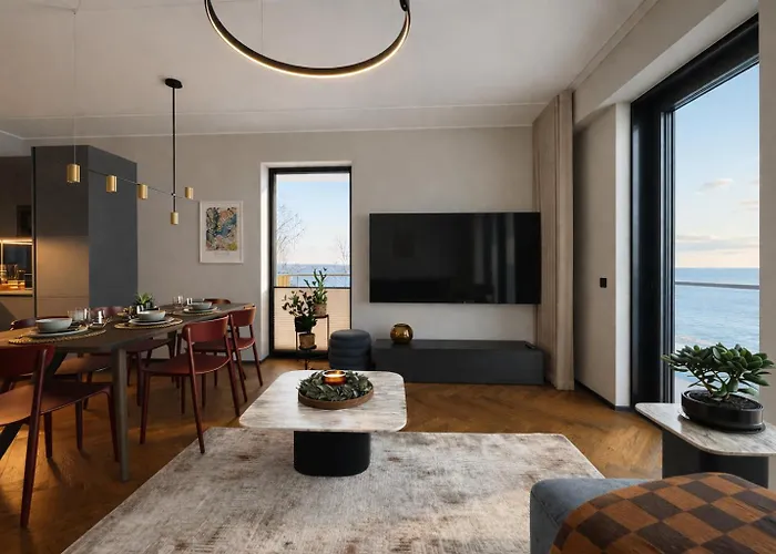 Appartement Luxury Waterfront With Sea Views, Sunset Terraces And Free Parking, One With A Huum Sauna, The Other With A Bathtub Tallinn