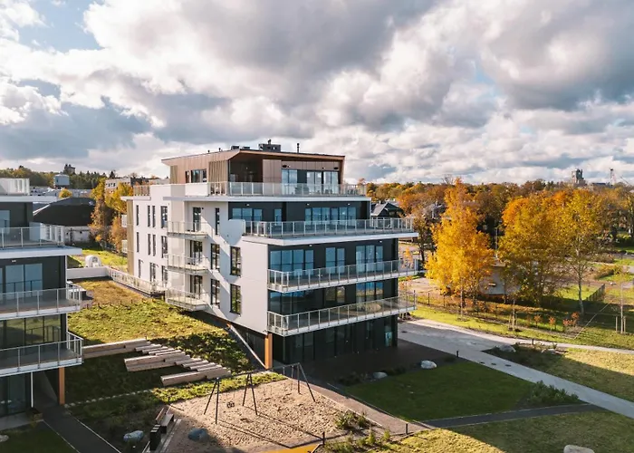 Luxury Waterfront With Sea Views, Sunset Terraces And Free Parking, One With A Huum Sauna, The Other With A Bathtub Lejlighed Tallinn
